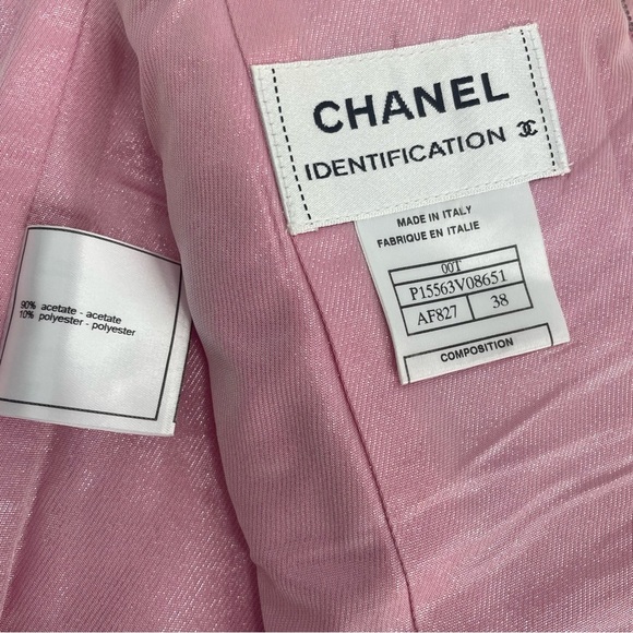 Vintage Chanel Bustier Corset Top Pink Quilted Strapless Spring 2001 Runway 38 - Picture 8 of 16